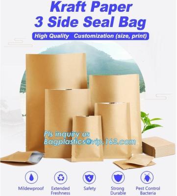 China Custom Food Nuts and bread package recyclable kraft paper bag,Bread Use and Food Industrial Use paper bags french bread for sale