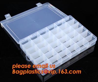 China Adjustable Plastic Storage Box For Nail Art Design Decoration, Creative multi-function plastic storage box cosmetics cas for sale