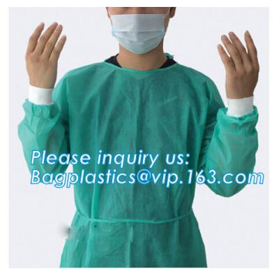 China Non-woven SBPP Isolation Gown,Cheap SF SBPP Coverall/Overall for Medical use,Wholesale Disposable Dental Lab Coat bageas for sale