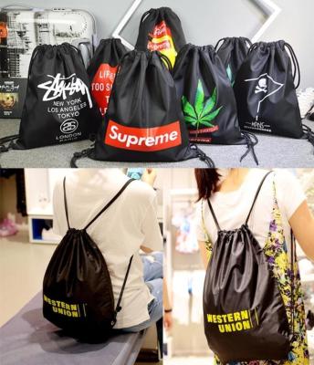 China Custom Gift Promotional 210D 420D Polyester 190T Nylon Small Drawstring Bag,Promotional Heavy Duty 190T Nylon Polyester for sale