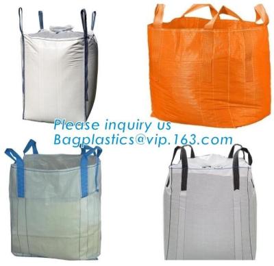 China U-type competitive price 100% PP breathable bulk big woven fibc bags mesh jumbo bag for firewood potato, BAGPLASTICS for sale