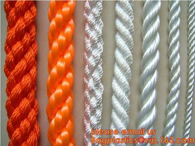 China 8mm polypropylene rope 8-ply mooring ship rope used ship rope, polypropylene rope, PET+PP rope for sale