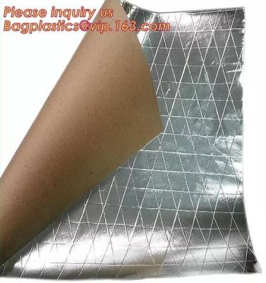 China Aluminum Foil-Scrim-Kraft Paper Facing insulation material for building construction,radiant barrier laminated woven clo for sale