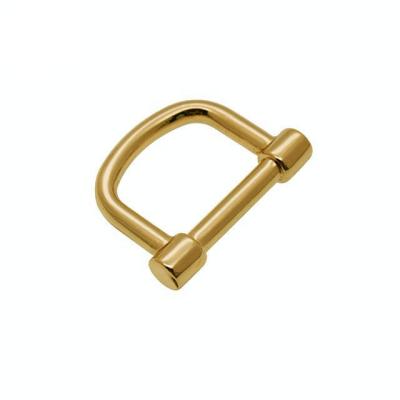 China Custom Bag Accessories D-Ring Manufacturer 19 Mm Metal Inner Size Zinc Alloy For Bag Accessories D-Ring for sale