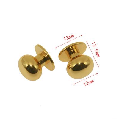 China Shoes Accessories Hardware Zinc Alloy Decorative Studs And Rivets 6mm-12mm Studs Rivet for sale