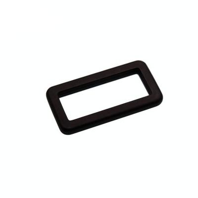 China Custom Eco-firendly bag accessories zine alloy color rectangle rings metal square ring with high quality for sale