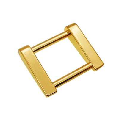 China Best quality eco-friendly now zine alloy metal square buckle ring for leather strap, bag accessories for sale