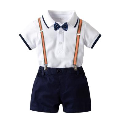 China Breathable Boys Polo Romper Overalls Gentleman Suit for baby boy, baby clothes romper, wholesale baby romper for sale