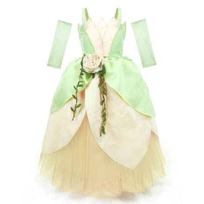 China RTS Breathable Dress Girls Party Princess Backless Character Dress Kids Sheath Ready Free To Ship for sale