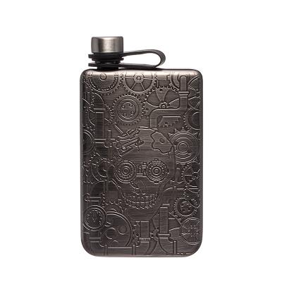 China 7oz Stainless Steel Durable Whiskey Flask Hip Flask for Men & Women for sale