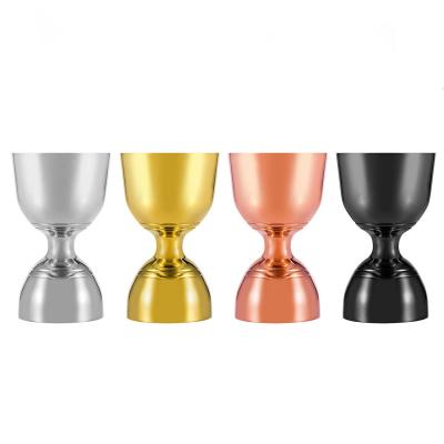 Chine Couleur personnalisée 304 Jigger en acier inoxydable pour la fête de barman à vendre