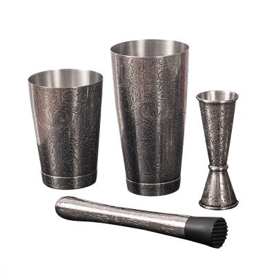 Κίνα Επαγγελματικό σύνολο κοκτέιλ Stag Style Bartender Kit Accessories προς πώληση