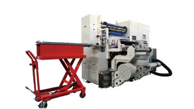 China 1000mm DSF Series Electrodes Slitting Rewinder Machine , Foil Slitting Machine for sale