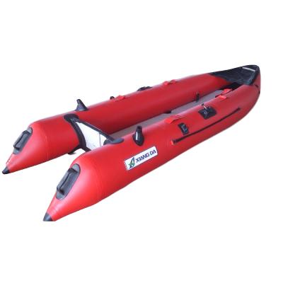 China PVC hot saling 12' to 14' inflatable kayak fishing boat for sale for sale