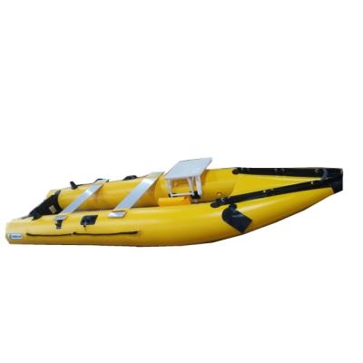 China Warter Sports Area 365cm Kayak Boat High Performance Drop Stitch PVC Inflatable Fishing Boat for sale