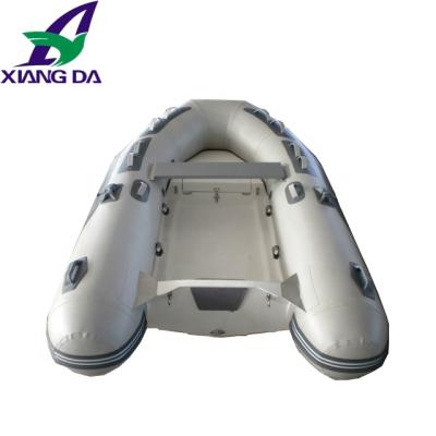 China Fishing Fiberglass Hull Material And CE Certificate Inflatable Fishing RIB Boat 330 for sale