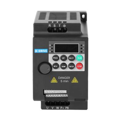 China Economic frequency converter 50hz to 60hz 220V single phase input three phase output VFD KD100 for sale