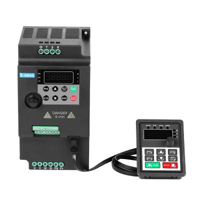 China 3 phase 380V 1.5 KW 2.2KW 3.7KW 11KW vfd drive KD100 variable frequency inverter for sale