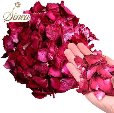 China 100% Real Natural Dry Rose Petals Comfortable For Foot Bath Sterilize for sale