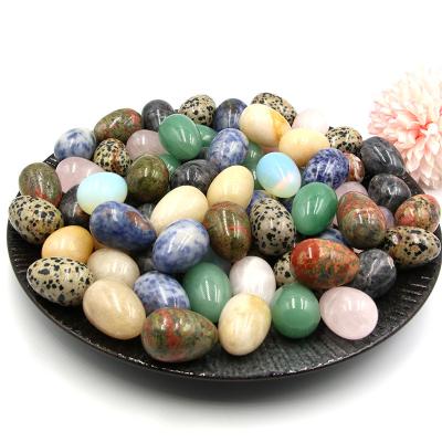 China China wholesale bulk natural crystal eggs 3cm tumbled stone healing crystals stone tumbles for gift for sale