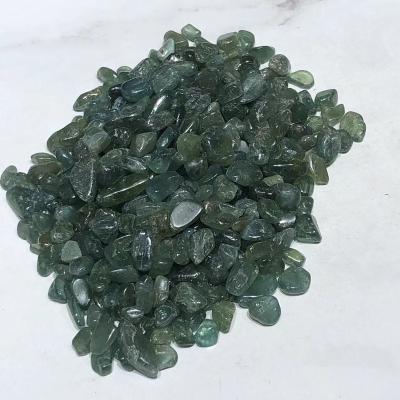 China China Wholesale Natural Rough Healing Chips Green Apatite Tumbled Crystals Stones Green Apatite Tumble For Decoration for sale