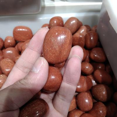 China Natural Red Stones Crystal Gravel For Decoration from China Goldstone Crystal Tumbled Stones Crystals Healing or safe for sale