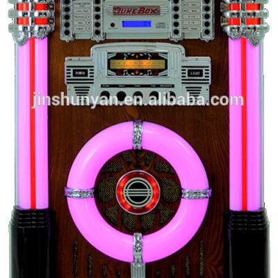 China Floor-standing retro jukebox with CD player, BT, radio, auxin and key function JSY-01-02B2 for sale