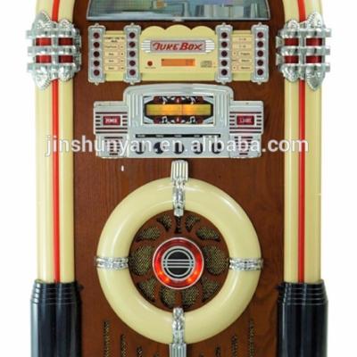 China Normal LED retro jukebox yellow light with CD player, USB/SD, radio, auxin JSY-01-02B for sale