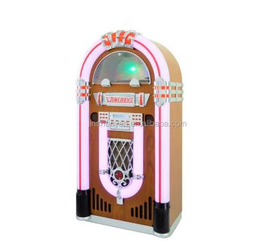 China 2017 New MDF Wooden Turntable Disc Jukebox Wurlitzer USB SD MP3 Digital CD Player for sale