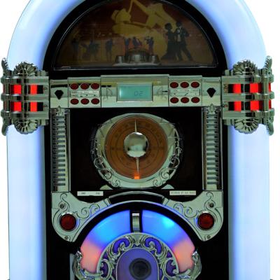 China Tabletop jukebox with CD player, AM/FM, USB/SD docking and BT funcitons JSY-02A-01 for sale