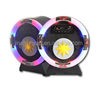 China Bluetooth/FM/aux radio. in Table USB/SD Jukebox, FM Radio, Portable Speaker Mini Round BT for sale