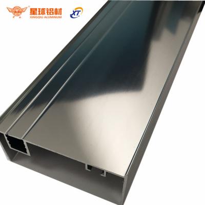 China door & Window Anodized Polished Aluminum Shower Door Frame Profile Set for sale