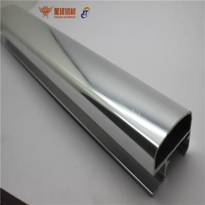 China Modern High Quality Aluminum Profile For Shower Room Shower Enclosure Shower Room Shining Polished Aluminum Extrusion Profiles OEM for sale