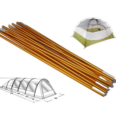 China Adjustable Flexible Aluminum Alloy 7001 T6 Pipe Profile Constructure Tent Pole And High Strength Fiberglass Aluminum Rod Camping Tent Pole 7001 t6 for sale