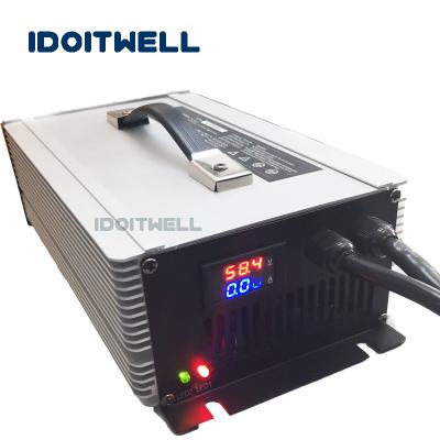 China Professional Custom 36S Li Ion Battery Charger 151.2V 10A 36S Li Ion Battery Pack Charger Led Display Lithium Battery Charger for sale