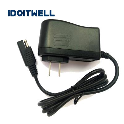 China Toy Car B Connector 6V Lead Acid Battery Fast Charger Cable Waterproof 2 PIN - SAE Connector 6V 1A Battery Charger Plug US for sale