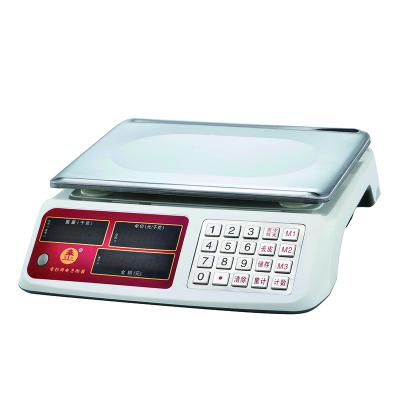 China Precision Digital Price Calculating Scale With Large Stainless Steel Knobs 33.5*23 cm for sale