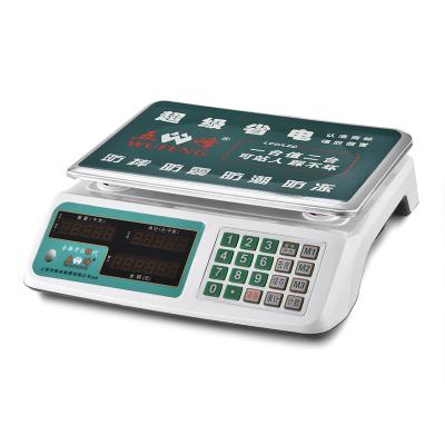 China ACS Electronic Price Calculating Scale With Silicone Bottoms 33.5*23 cm for sale