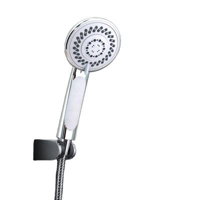 China Without Diverting Factory Direct Portable Pressurized Water-Saving Perforated Stand Free Hose Handheld Massage Shower Head for sale