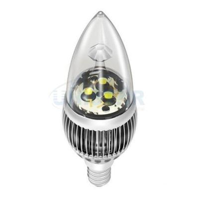 China 3W Candle Lights, E14 / E26 Indoor LED Light Bulbs 150 Degree Beam Angle 50 - 60HZ for sale