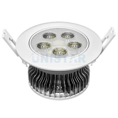 China Energy Efficiency AC85 ~ 265V LED Ceiling Light 5W 490lm For Indoor Lighting for sale