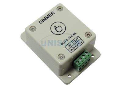 China 12 - 24VDC 8A Single Color LED Controller Dimmer Box With Touch Sensor 1 Channel 8 Amps for sale