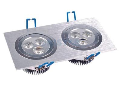 중국 6W LED 사각 Downlights는, 온난한 백색/차가운 백색 실내 점화를 위한 LED Downlight를 중단했습니다 판매용