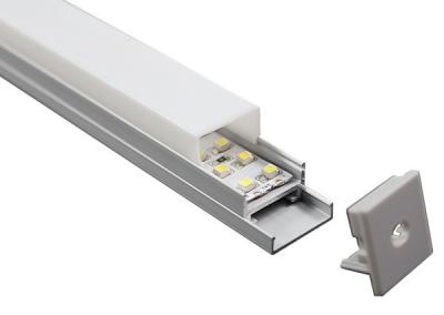 China LED Aluminium Profile With Opal / Diffuser / Clear Cover For Ceilings for sale