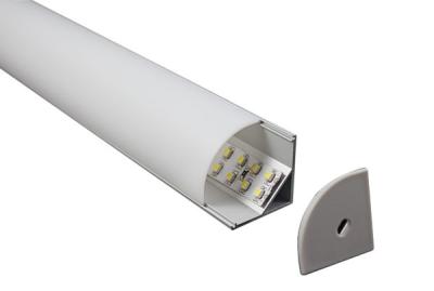 China Aluminum Extrusion Profiles For The Double Line RGB Led Strips for sale