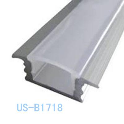 China B2507 Under Cabinet LED Strip Profile Aluminum Housing For Concealed Lighting for sale