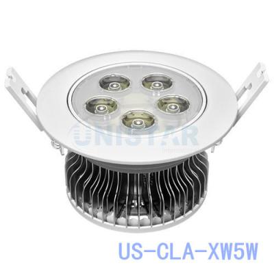 China Embedded Round LED Ceiling Lighting Recessed 5W Indoor Lighting for sale