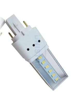 중국 Dimmable 120 정도 2 6pcs 5630 SMD LED를 가진 핀/4개의 핀 G24 LED 빛 램프 3W 판매용