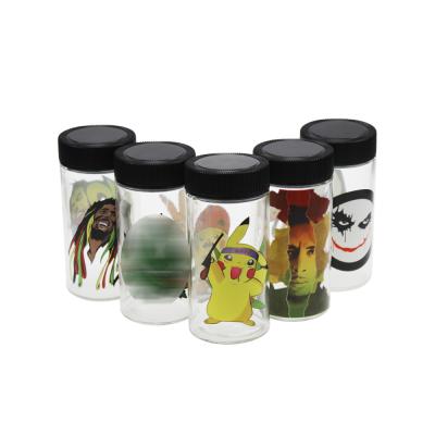 China Gunter Smoking Accessories Multi Style Weed Tube Container Cigar Box Stash Custom Printing Glass Jar for sale