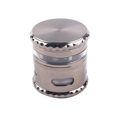 China GT 6.3*7cm Tobacco Accessories Herb Grinder Metal Zinc Alloy Hemp Custom Herb Grinder for sale